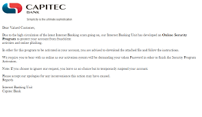 Capitec bank internet banking jobs careers education capitec bank login below is the information about the capitec bank login. Capitec Online Security Program Activation The African Phishing Report