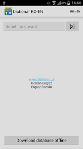 Dictionar Englez Roman For Android Apk Download