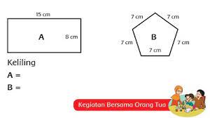 Buku siswa ini digunakan sebagai sumber media belajar untuk kelas 3. Amati Bangun Datar Berikut Berapa Kelilingnya Tema 7 Kelas 3 Halaman 176