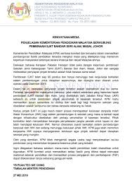 Portal rasmi kementerian pendidikan malaysia. Kenyataan Media Timbalan Kementerian Pendidikan Malaysia Facebook