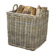 The official site of the national basketball association. Grey Buff Rattan Square Wicker Log Basket The Basket Company