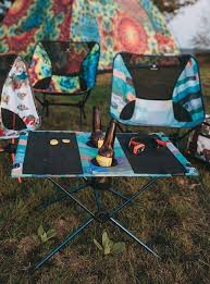 Big Agnes X Helinox X Burton Table One Shown In Demma Dye Print Big Agnes Picnic Blanket Outdoor Blanket