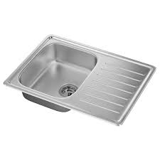 Ken and his wife are here to help: Fyndig Inset Sink 1 Bowl With Drainboard Stainless Steel Ikea