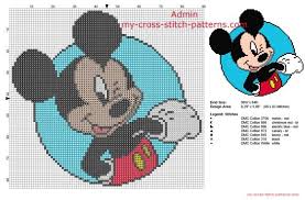 This is a pattern only! Disney Mickey Mouse Wink In A Circle Frame Free Small Cross Stitch Pattern Free Cross Stitch Patterns Simple Unique Alphabets Baby Small Cross Stitch Disney Cross Stitch Cross Stitch Patterns