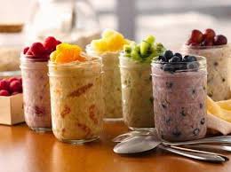 Refrigerator Oatmeal 21 Day Fix Style Melanie Eynon Eat Clean Exercise And Be Happy Overnight Oatmeal Recipes Recipes 21 Day Fix Breakfast
