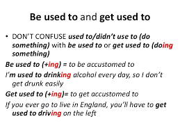 (+) he was confused in studying grammar yesterday in school. Present And Past Habits