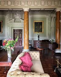 Irish Georgian Interiors Northernireland Castleward Fulllook Cutglass Antiques Neoclassic English Country House Style House Interior Beautiful Interiors