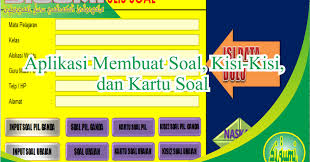 Kisi kisi dan kartu soal hots pjok kartu belajar pendidikan. Aplikasi Membuat Soal Kisi Kisi Dan Kartu Soal Sigumi Informasi Guru Madrasah Indonesia