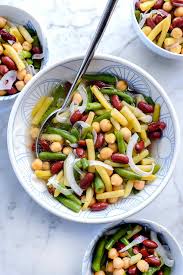Classic Three Bean Salad That S Really Four Foodiecrush