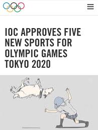 The five sports will receive no share of the revenue at tokyo 2020, the ioc have confirmed, with this to be distributed between only the 28 sports due to appear on the programme at rio 2016. New Olympic Sport Nichijou Know Your Meme