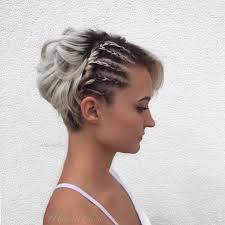 Cute twisted half up adorned with braids. 20 Cute And Easy Braids For Women With Short Hair