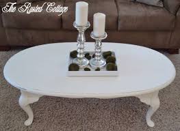 When it comes to chalk paint, it's best to use natural bristle brushes, as they provide the most even finishes. Chalk Paint Oval Coffee Table Sold Painted Coffee Tables Coffee Table Redo Chalk Paint Coffee Table
