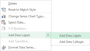 microsoft excel tutorials add data labels to a pie chart