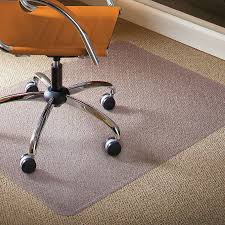 There are no metal or toxic materials used, and the mat is odorless. Es Robbins Natural Origins Chair Mat Low Pile Carpet No Lip 46 X 60 Clear Costco