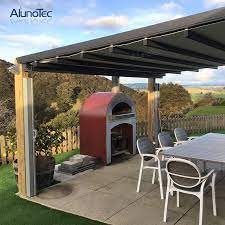 Waterproof Electric Tent Canvas Awning With Rain Sensor Pergola Rustic Pergola Garden Awning