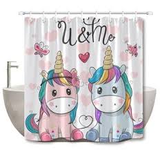 Funny Unicorn Shower Curtains Unilovers Girls Shower Curtain Funny Shower Curtains Fabric Shower Curtains