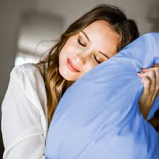 Light Blue Pillow Cases Plain Cover Pair