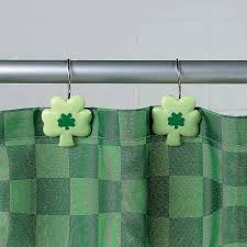 6 99 Shamrock Shower Curtain Hooks Orientaltrading Com Shower Curtain Hooks Curtain Hooks Fall Shower Curtain