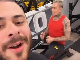 MC Daniel mostra antes e depois após se dedicar à musculação