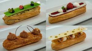 Das Grosse Backen Die Profis Team Schwarz Eclairs Der 4 Jahreszeiten Rezept Das Grosse Backen Lebensmittel Essen Backen