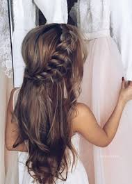 The love for the indian hairstyles during wedding season is going up for sure. Twisted Half Up Half Down Wedding Hairstyles Oh Best Day Ever