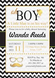 Oh Boy Invitation Templates Editable With Microsoft Word Free Printable Baby Shower Invitations Boys Invitation Printable Baby Shower Invitations