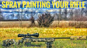 How to prepare a gun for painting. Spray Paint Rifle Camo How To Paint Your Rifle Youtube
