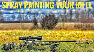 How to prepare a gun for painting. Spray Paint Rifle Camo How To Paint Your Rifle Youtube