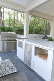 Outdoor kitchen with island dimensions. Outdoor Kitchen And Pool House Project Reveal
