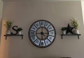 Check spelling or type a new query. My New Wall Decorations Decorating Around A Large Clock Clock Wall Decor Large Wall Clock Decor Entryway Decor