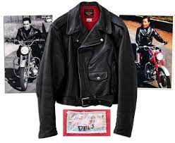 Elvis Presley Worn Black Leather Harley Davidson Motorcycle Jacket From His 1964 Musical Film Roustabout Elvis Presley Elvis Musical Film