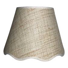 Outdoor lighting wall lights and yard lights. Scalloped Raffia Hardback Shade The Shade Shop
