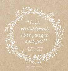 Jolie Citation Sur Fond Kraft Le Petit Prince De Saint Exupery Deco Nature Champetre Creation Pastill Faire Part Mariage Idees De Mariage Le Petit Prince