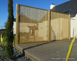 Installation Cloture Panneaux Bois Arbor Mineral Vannes Auray Plougoumelen Morbihan Baden Panneau Bois Portail Et Cloture Et Claustra