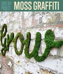 How To Make Moss Grafitti Diy Projects Craft Ideas How To S For Home Decor With Videos Moss Graffiti Diy Decor Projects Moss Art