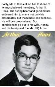 We have allowed only a handful of obituaries posted to GUIMIFla in our  11-years of group Activity Arthur S Haas is definitely known to all of us  and will be sorely missed
