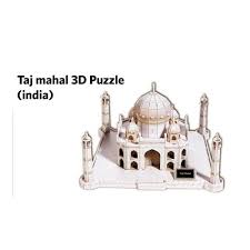Este puzzle 3d está fabricado en cartón pluma troquelado. Thb 3d Puzzle Of Taj Mahal From Buildream Thailandbazar Com Thb