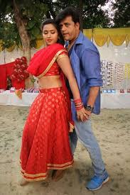 Bairi Kangana Movie Still Kajal And Ravi Kishan 16 Beauty Full Girl Indian Actresses Bhojpuri Actress