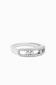 Find messika rings at shopstyle. Shop Messika White Baby Move Pave Diamond Ring For Women Ounass Uae