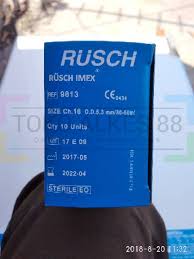 Foley Catheter Kateter Selang Urine Rusch Imex Size Ch Ukuran 8 10 12 14 16 18 22 24 Shopee Indonesia