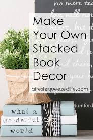 Painted Book Rustic Books Book Decor Diy Book