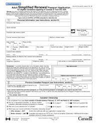 Whether you fill it out online or by hand, it is important that you do not sign the form until you are instructed to do so in front of a passport designated official you. Passport Renewal Application Form Template Free Download Free Pdf Books