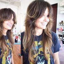 Rock And Roll Hair Long Shag Bangs No Bangs Fashion Cool Long Hair Long Layers Long Hair Styles Rocker Hair Long Layered Hair