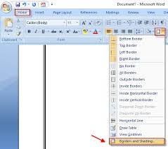 Cara Cepat Membuat Garis Di Word Garis Horizontal Garis Vertical Garis Kotak Garis Buku Tulis Dll Panduan Ms Office