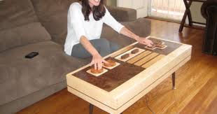 Handmade Wooden Nintendo Controller Coffee Table Actually Works Coffee Table Nintendo Controller Nes Controller