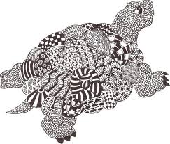 Zentangle Drawing Of Animals Zentangle Animals Zentangle Zentangle Art