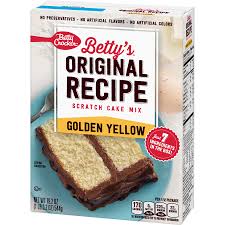 .contains 2% or less of: Betty Crocker Golden Yellow Scratch Cake Mix 19 2 Oz Walmart Com Walmart Com