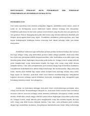 Aspek penting akta pendidikan 1996. Peranan Akta Pendidikan Docx Bincangkan Peranan Akta Pendidikan 1996 Terhadap Perkembangan Pendidikan Di Malaysia Pendahuluan Dari Sudut Sejarahnya Course Hero