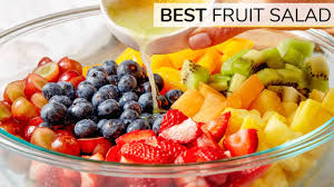 This easy fruit salad includes mango, pineapple, kiwi, grapes & sweet oranges! Fast Easy Fruit Salad Recipe Clean Delicious