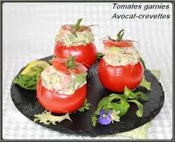 La Table Lorraine D Amelie Tomates Farcies A L Avocat Et Crevettes Tomates Farcies Recettes De Cuisine Tomates